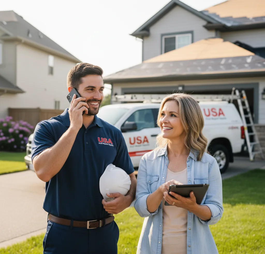 USA Roof Repair Experts customer support in Houck